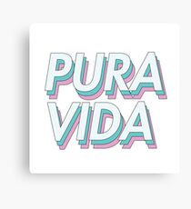 PURA VIDA PASTEL Canvas Print