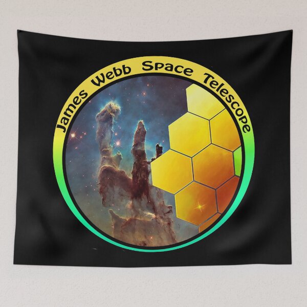 Item preview, JWST James Webb Telescope - Pillars of Creation , yellow green designed and sold by Kestrelle.