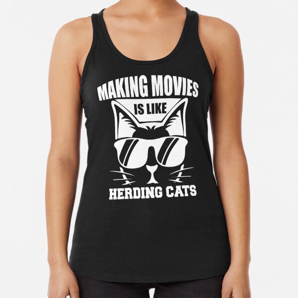 Making Movies Is Like Herding Cats - Funny Memes Art Print for Sale by S  Cube Design