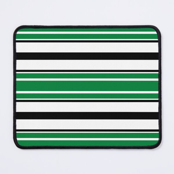 Item preview, Simple Stripe Pattern Design in Green Black and White designed and sold by NellVerde.
