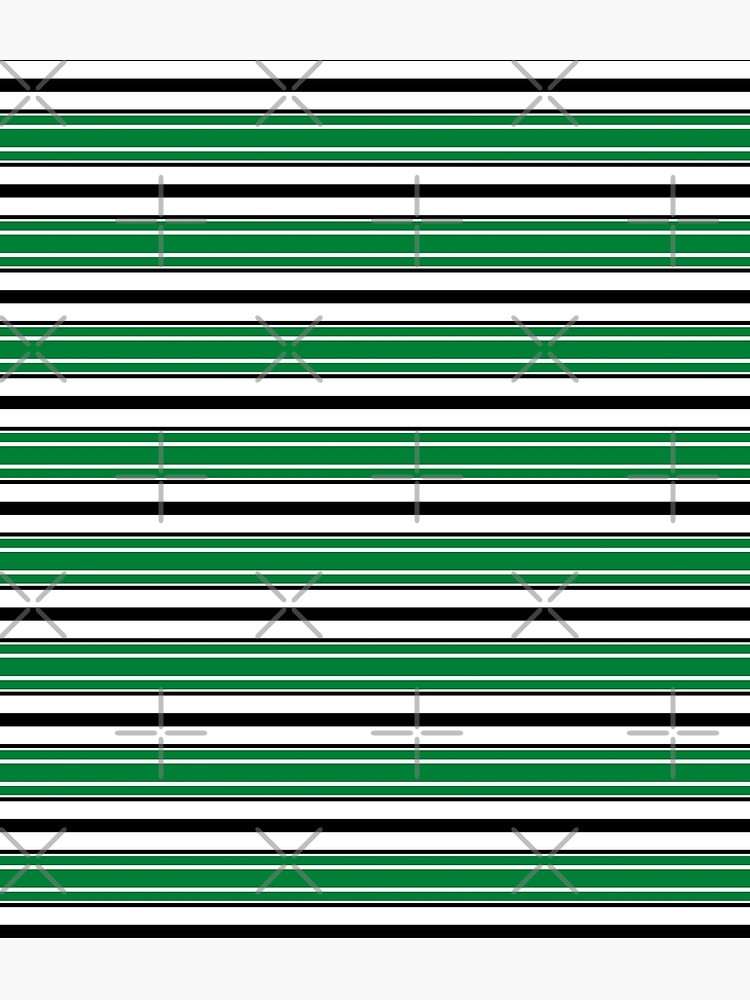 Simple Stripe Pattern Design in Green Black and White Tote Bag for Sale by  NellVerde