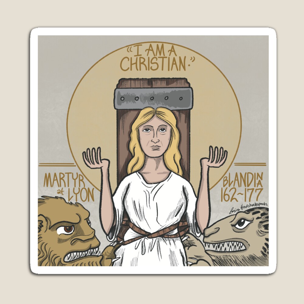 Blandina (162-177), Martyr at Lyon Art Print for Sale by LansingCreative |  Redbubble