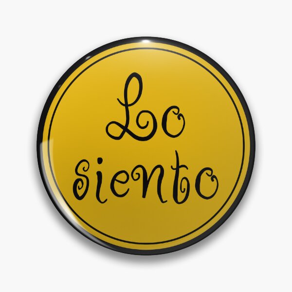 Artikelvorschau, Lo Siento - Es tut mir leid - Spanische Phrase - Spanien entworfen und verkauft von JourneyCreative.