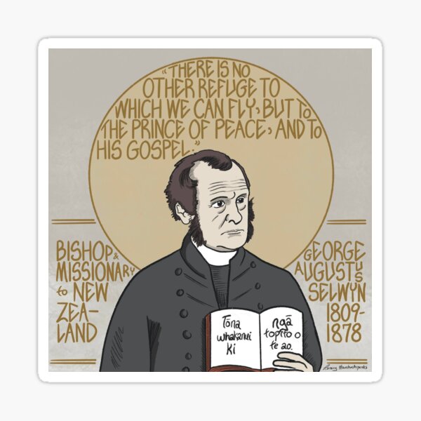 Item preview, George Augustus Selwyn (1809-1878), Bishop & Missionary to New Zealand  designed and sold by LansingCreative.