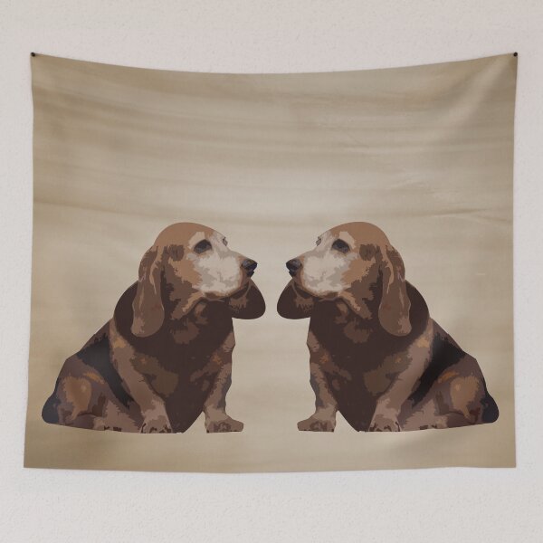 Item preview, Chocolate Basset hound designed and sold by Follow the Hedgehog.
