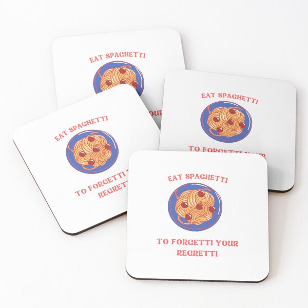 Item preview, eat spaghetti to forgetti your regretti designed and sold by Zakaria-4.