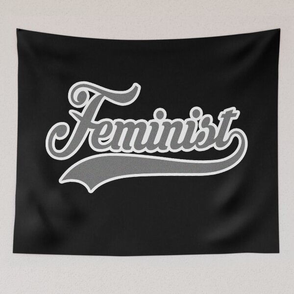 Item preview, Team Feminist (sports swoosh) designed and sold by starkle.