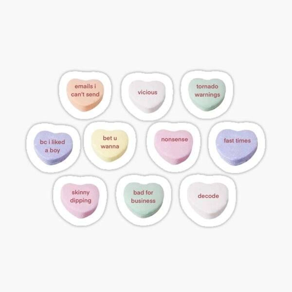 candy sabrina emails i cant send tracklist Sticker
