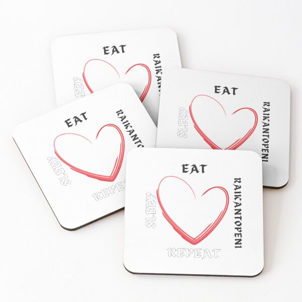 Item preview, eat sleep raikantopeni repeat designed and sold by marianna cotaru.