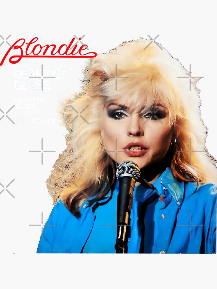 "Blóndíe Heart Of Glass 1 Album Cover" Sticker for Sale by kerripqmaria