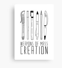 Weapons Of Mass Creation Canvas Print