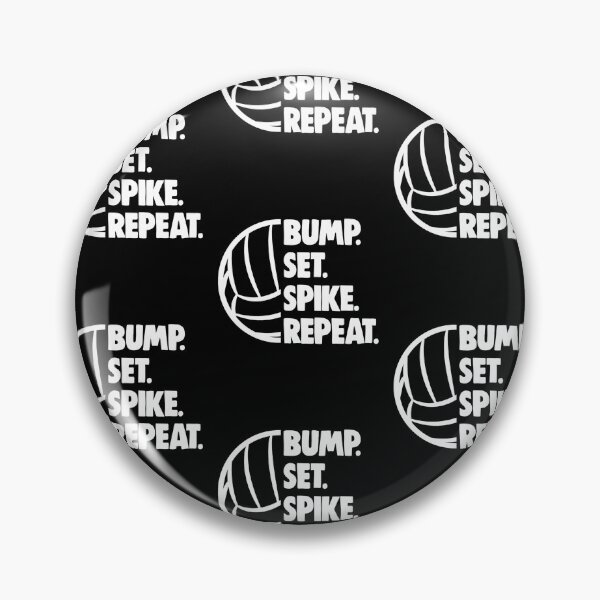 Item preview, Bump Set Spike Repeat Funny Volleyball Player designed and sold by adams79.