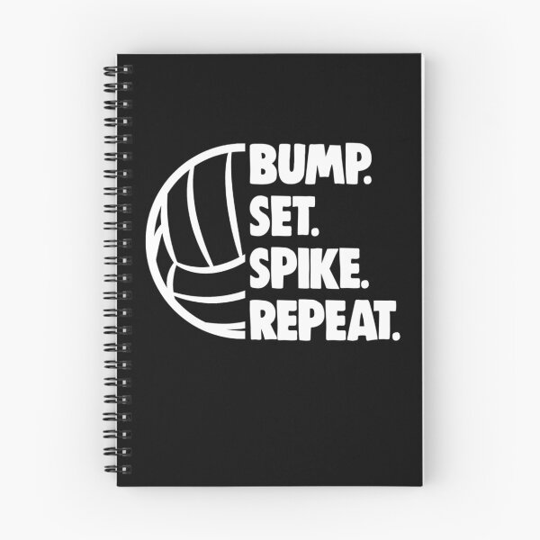 Item preview, Bump Set Spike Repeat Funny Volleyball Player designed and sold by adams79.