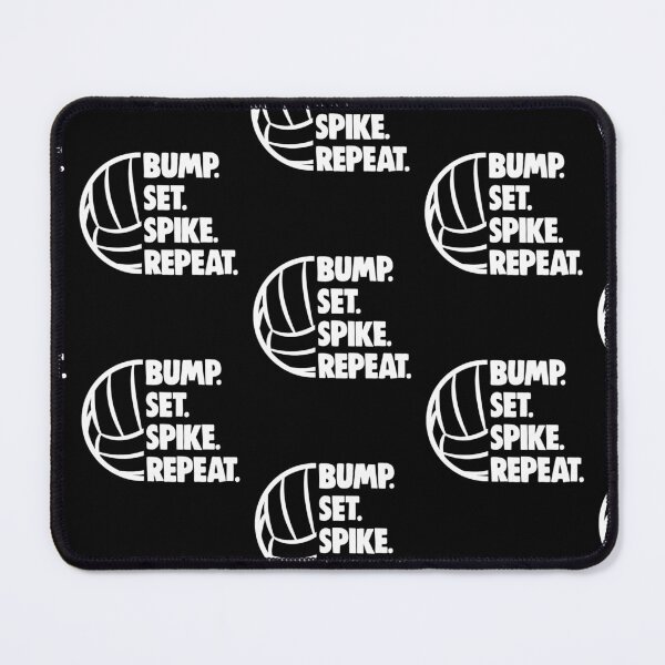 Item preview, Bump Set Spike Repeat Funny Volleyball Player designed and sold by adams79.