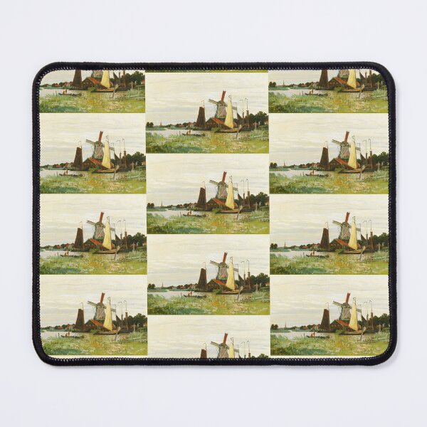 Item preview, A Windmill at Zaandam Claude Monet designed and sold by OldTimeArt.