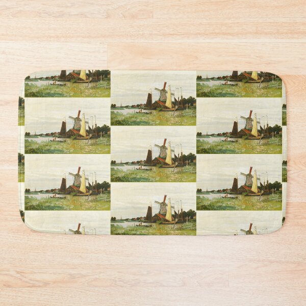 Artikelvorschau, Eine Windmühle in Zaandam Claude Monet entworfen und verkauft von OldTimeArt.