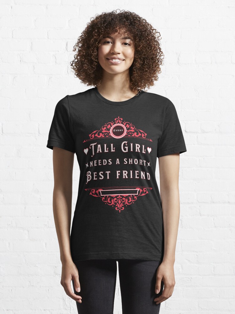 Tall and short deals best friend t shirt