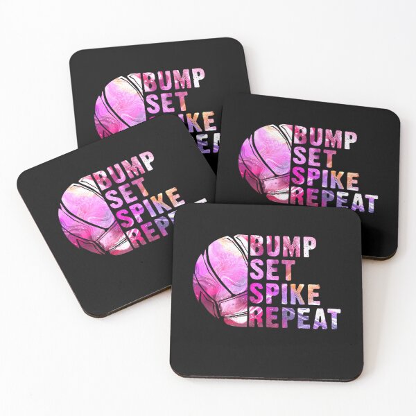 Item preview, Bump Set Spike Repeat Volleyball Lover Athlete Sports Gift designed and sold by adams79.