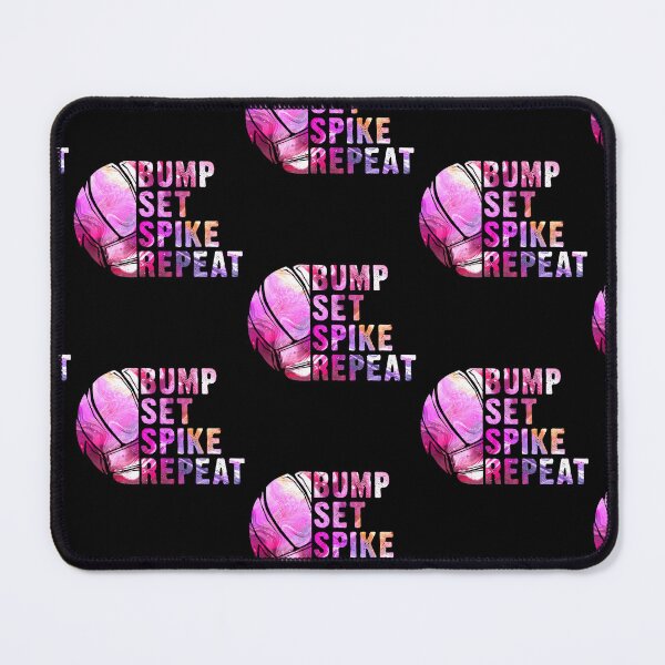 Item preview, Bump Set Spike Repeat Volleyball Lover Athlete Sports Gift designed and sold by adams79.