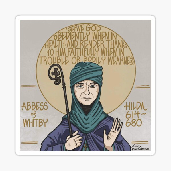 Hilda of Whitby Sticker