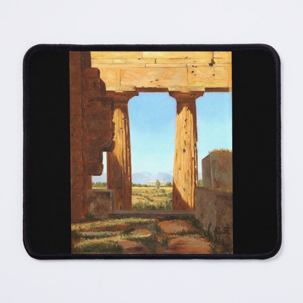 Item preview, Columns Of The Temple Of Neptune At Paestum Sticker designed and sold by donnielnah.