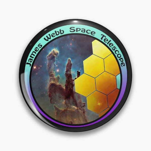 Item preview,  JWST James Webb Telescope - Pillars of Creation, purple aqua designed and sold by Kestrelle.