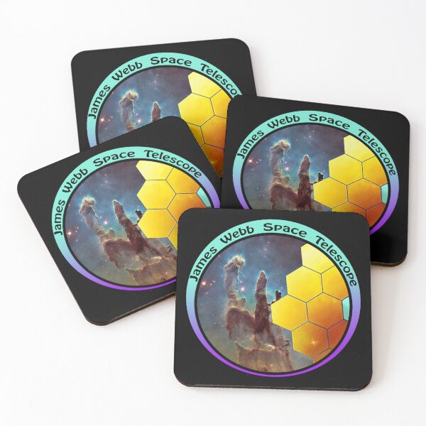 Item preview,  JWST James Webb Telescope - Pillars of Creation, purple aqua designed and sold by Kestrelle.