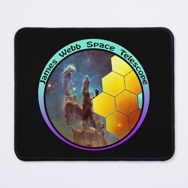 Item preview,  JWST James Webb Telescope - Pillars of Creation, purple aqua designed and sold by Kestrelle.