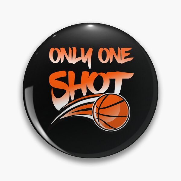 Item preview, Basketball Only One Shot Basketball Player Saying Sticker designed and sold by dianesandraon.