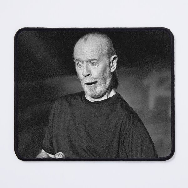 Item preview, George Carlin - BW Photograph designed and sold by ConcertImages.