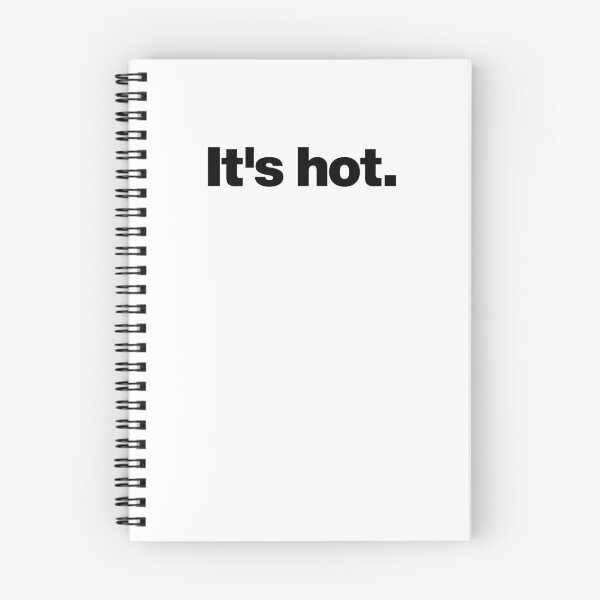 Item preview, It's hot (black) designed and sold by dudethecreator.
