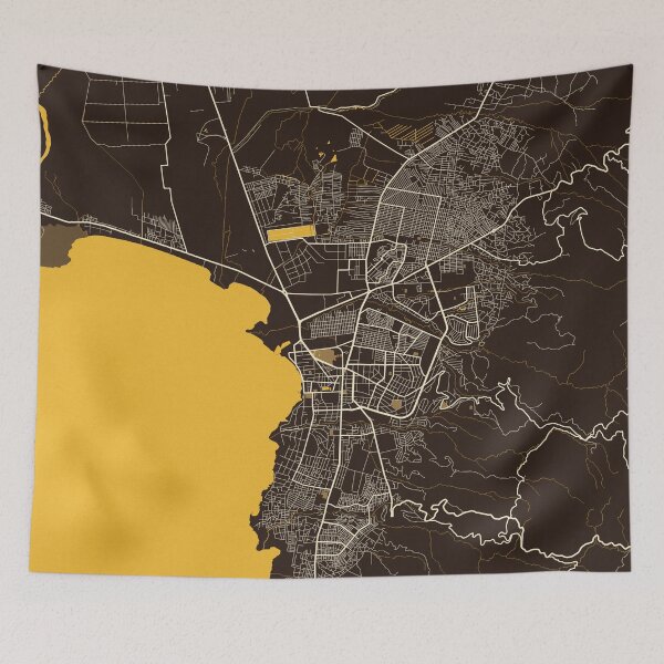 Item preview, Bujumbura City Map of Burundi - Pastel designed and sold by deMAP.