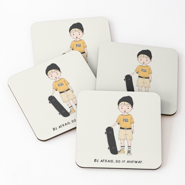 Item preview, Be afraid, do it anyway. designed and sold by Miaou Studio.