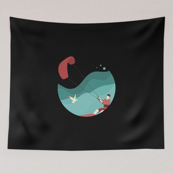 Item preview, Kitesurfer Abstract Pop-Out Classic T-Shirt designed and sold by ayeshadanaqws.