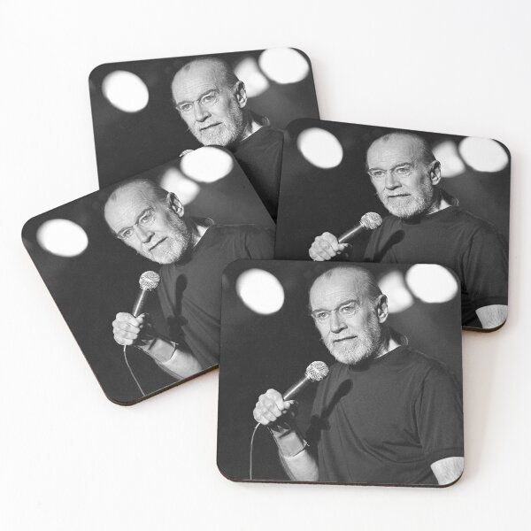 Item preview, George Carlin - BW Photograph designed and sold by ConcertImages.