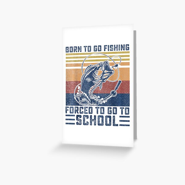 Funny Fishing Greeting Cards for Sale