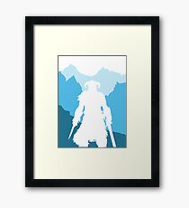 Dragonborn - Blue Framed Print