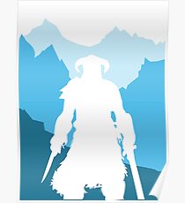 Dragonborn - Blue Poster