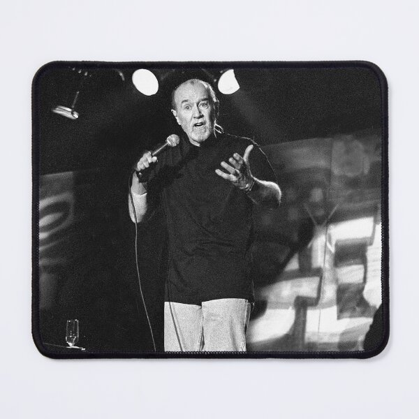 Item preview, George Carlin - BW Photograph designed and sold by ConcertImages.