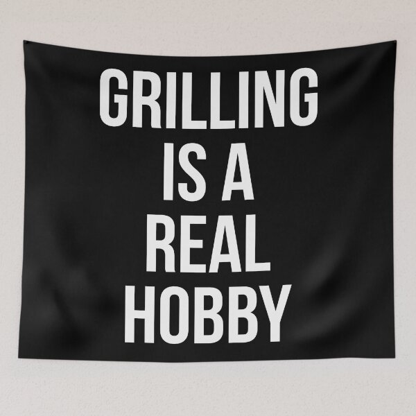 Item preview, Grilling is a real hobby. designed and sold by Tarun Bisht.