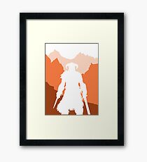 Dragonborn - Orange Framed Print