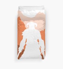 Dragonborn - Orange Duvet Cover