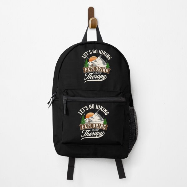 Item preview, Let's go Hiking Exploring is my Therapy designed and sold by GL Digital Artwork .