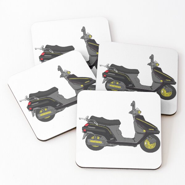 Item preview, Black Honda Elite Scooter designed and sold by Chippyo.