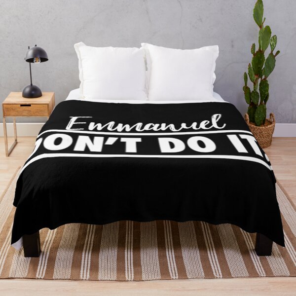 Item preview, Emmanuel dont do it! (White version) designed and sold by Eunoia-ikigai.