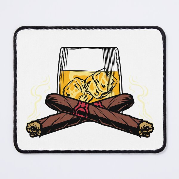 Item preview, Boss Gift I'm The Boss Whiskey & Cigar Smoker designed and sold by Lenny Stahl.