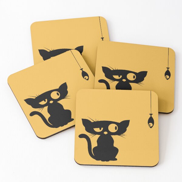 Item preview, Funny Cat and Fish designed and sold by elizaldesigns.