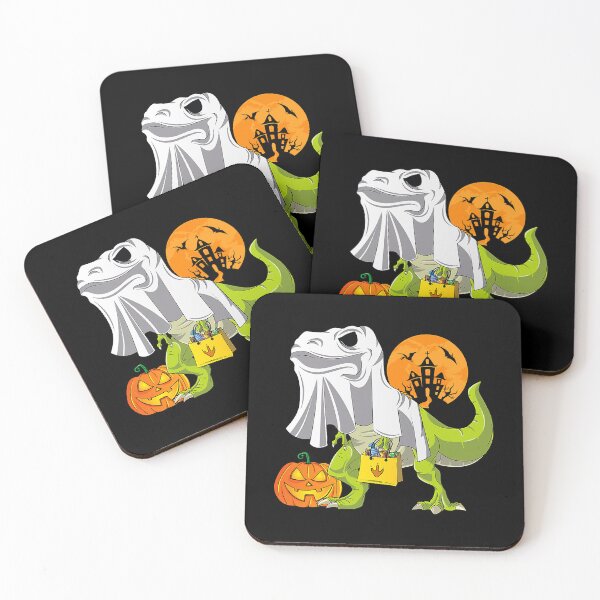 Item preview, Ghost Dinosaur Funny Halloween T Rex Costume designed and sold by MalloWilli.