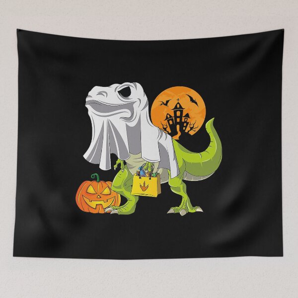 Item preview, Ghost Dinosaur Funny Halloween T Rex Costume designed and sold by MalloWilli.