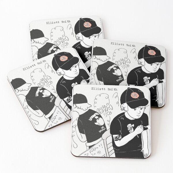 Aperçu de l'œuvre Elliot Smith - Soit/Ou - illustration d'album créée et vendue par Miaou Studio.